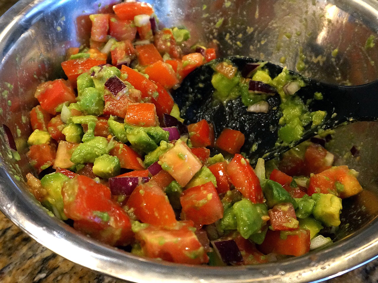 Fresh guacamole - I'm a homemade guacamole convert!!