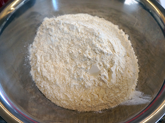 sift dry ingredients together